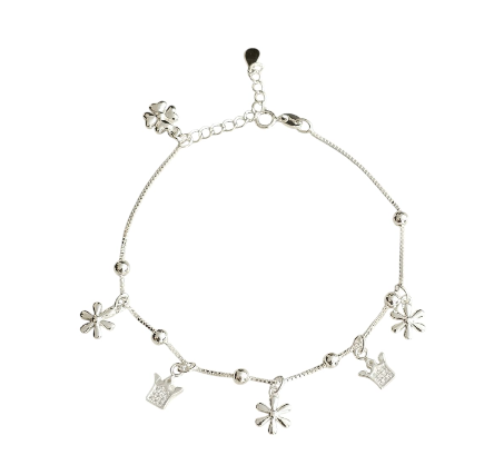 Pulsera en plata.