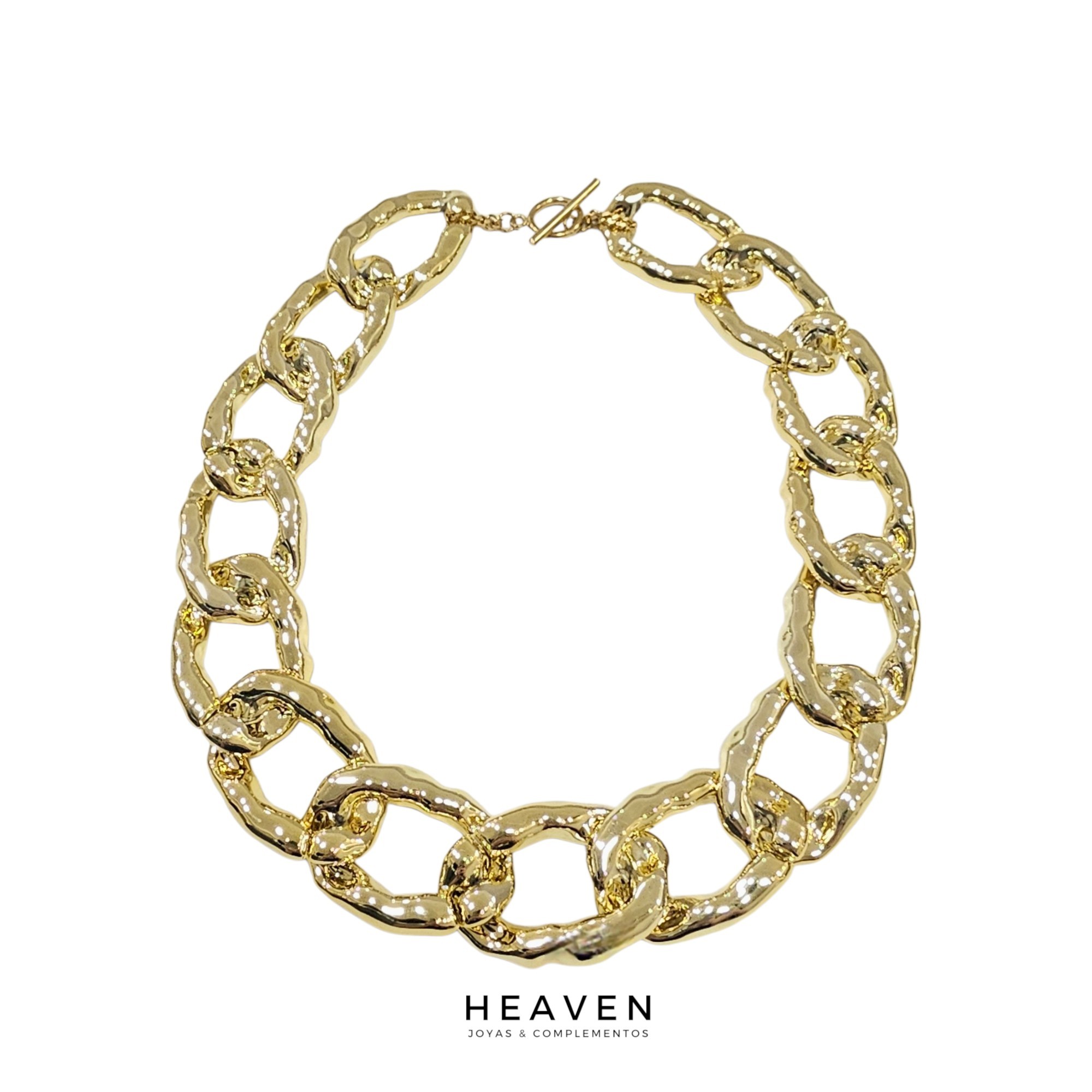 Collar bañado en acero esmaltado