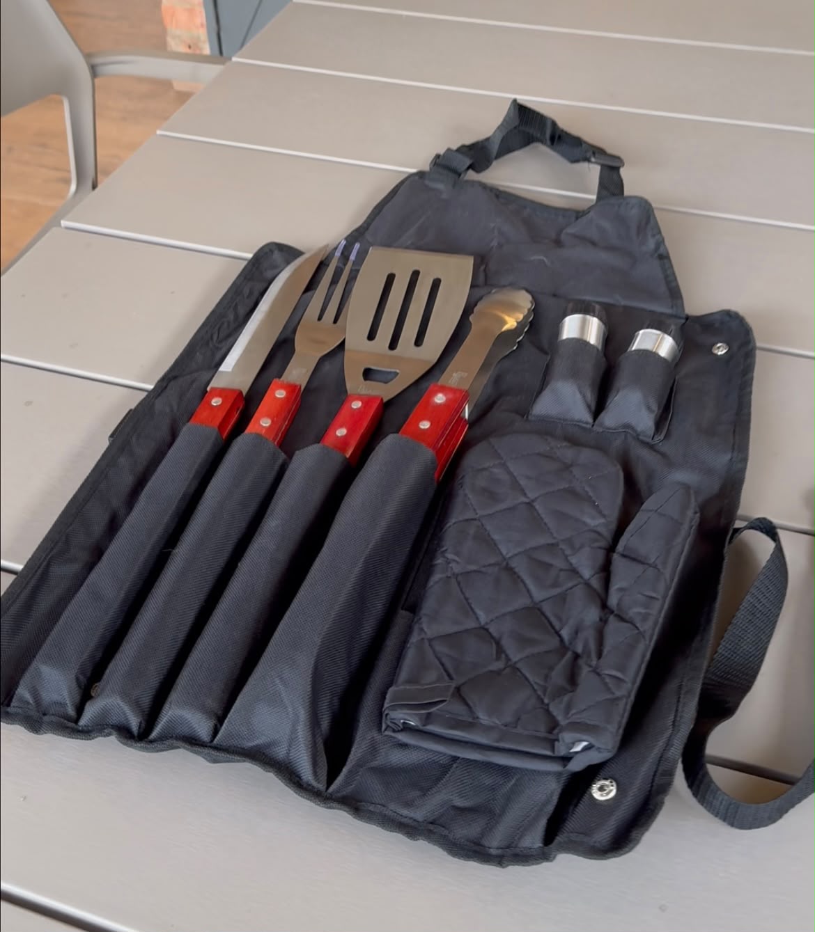 Kit parrillero con delantal