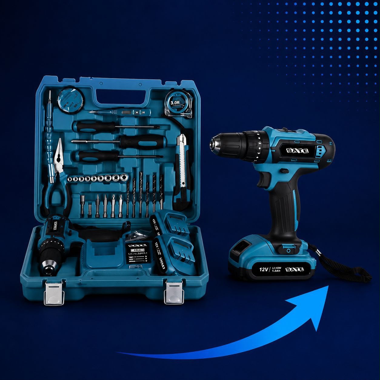 Kit taladro inalambrico